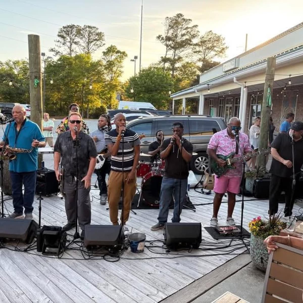 Train Wreck performing at Beaufort Bar